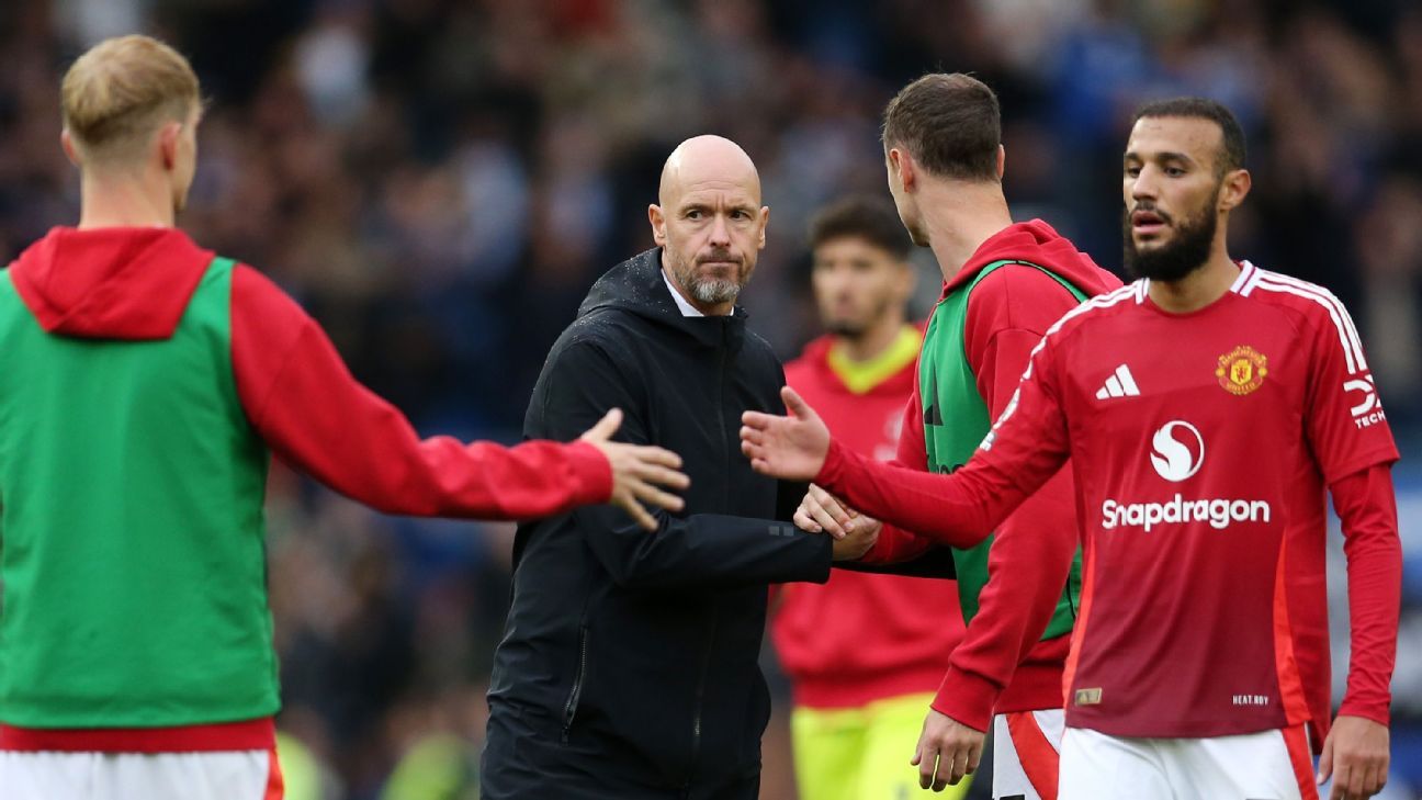 Ten Hag bemoans Man Utd's lack of aggression