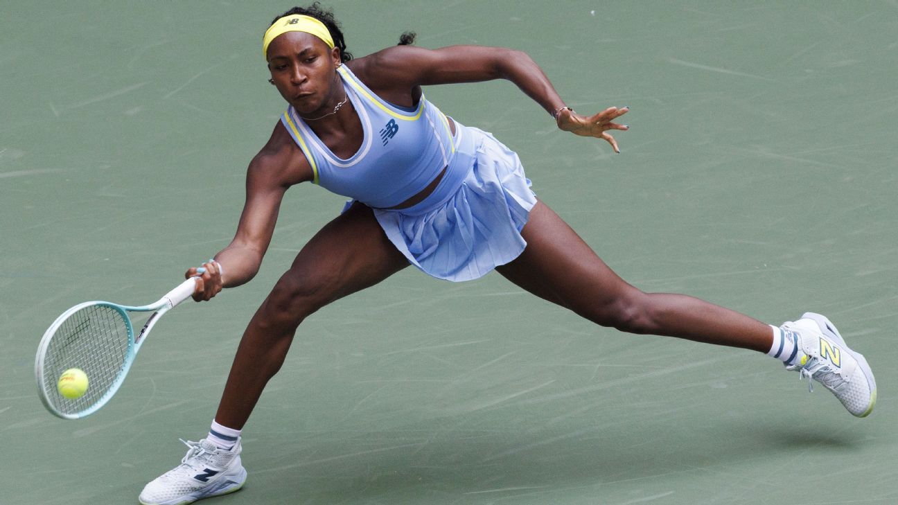 US Open 2024 Gauff, Zheng win opening matches, Sakkari out ESPN