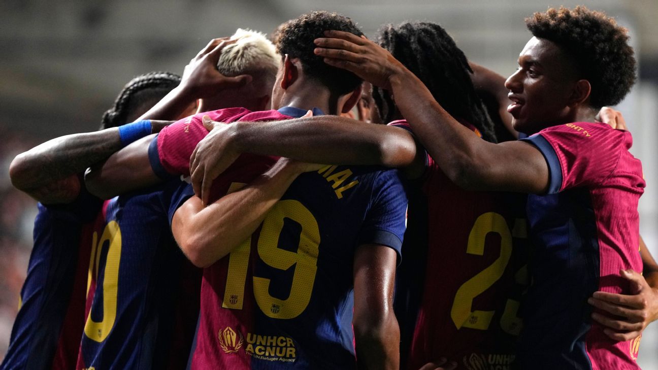 Barcelona turned it around against a good Rayo Vallecano and remains with a perfect score