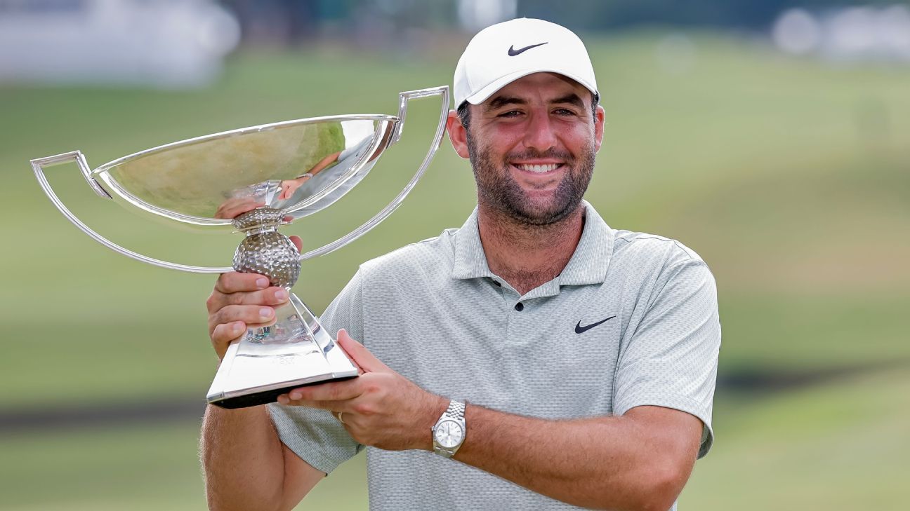 Scottie Scheffler wins PGA Tour’s FedEx Cup title, M payday