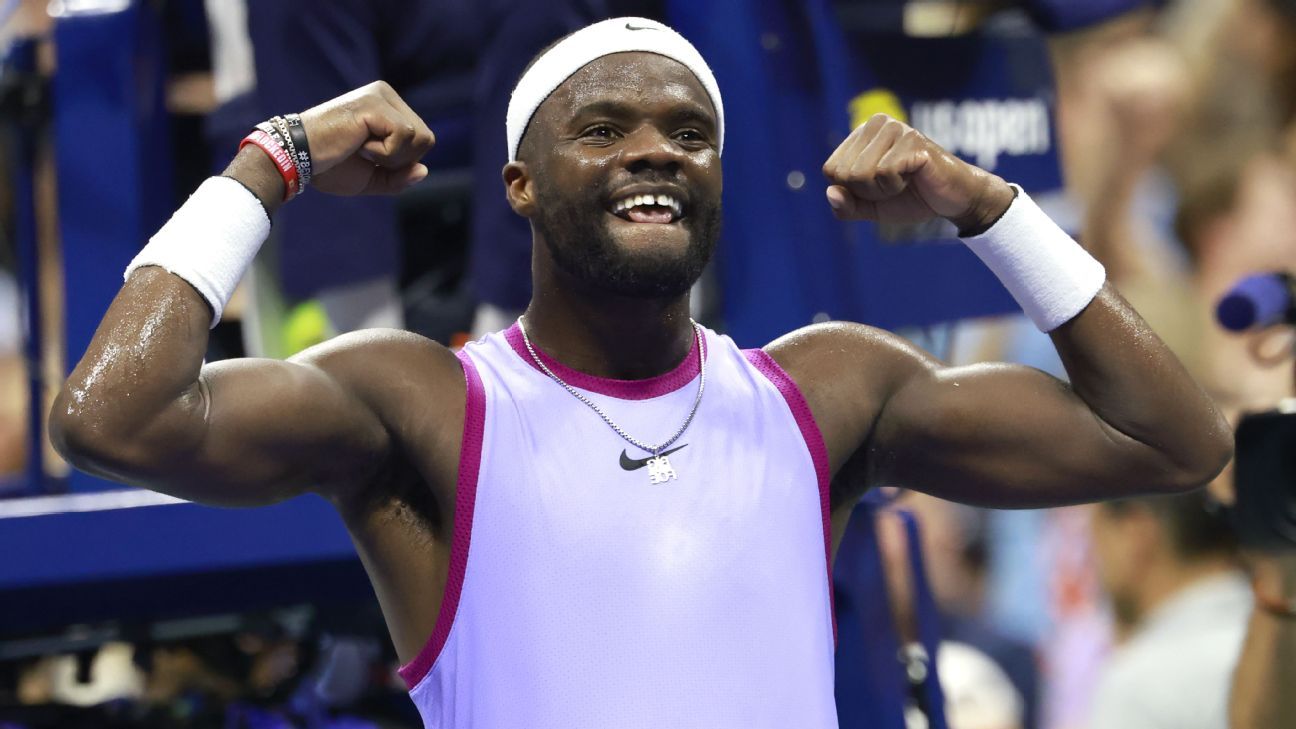 Frances Tiafoe returns to the US Open quarterfinals against Alexei Popyrin