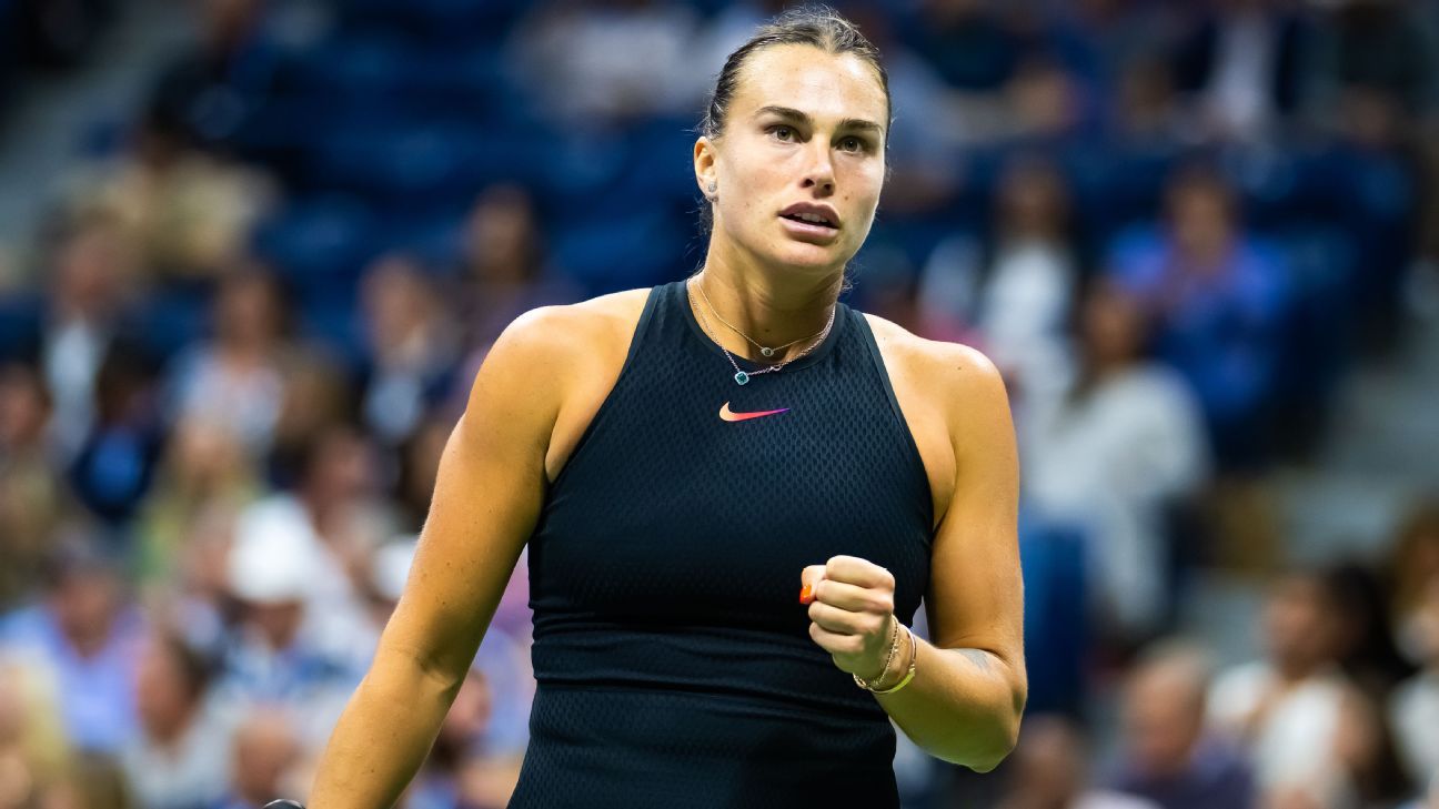 Aryna Sabalenka defeats Qinwen Zheng and moves into the semifinals of the US Open