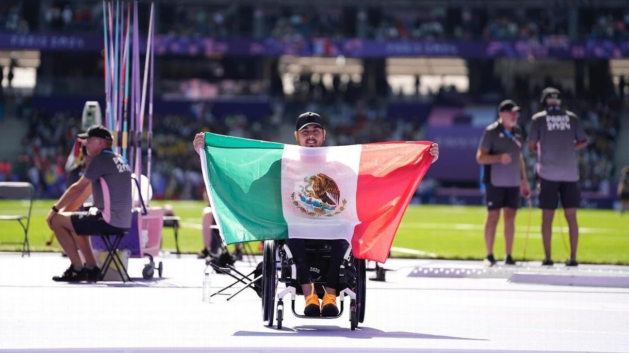 Mexico receives two medals and takes 14th place in the Paralímpicos