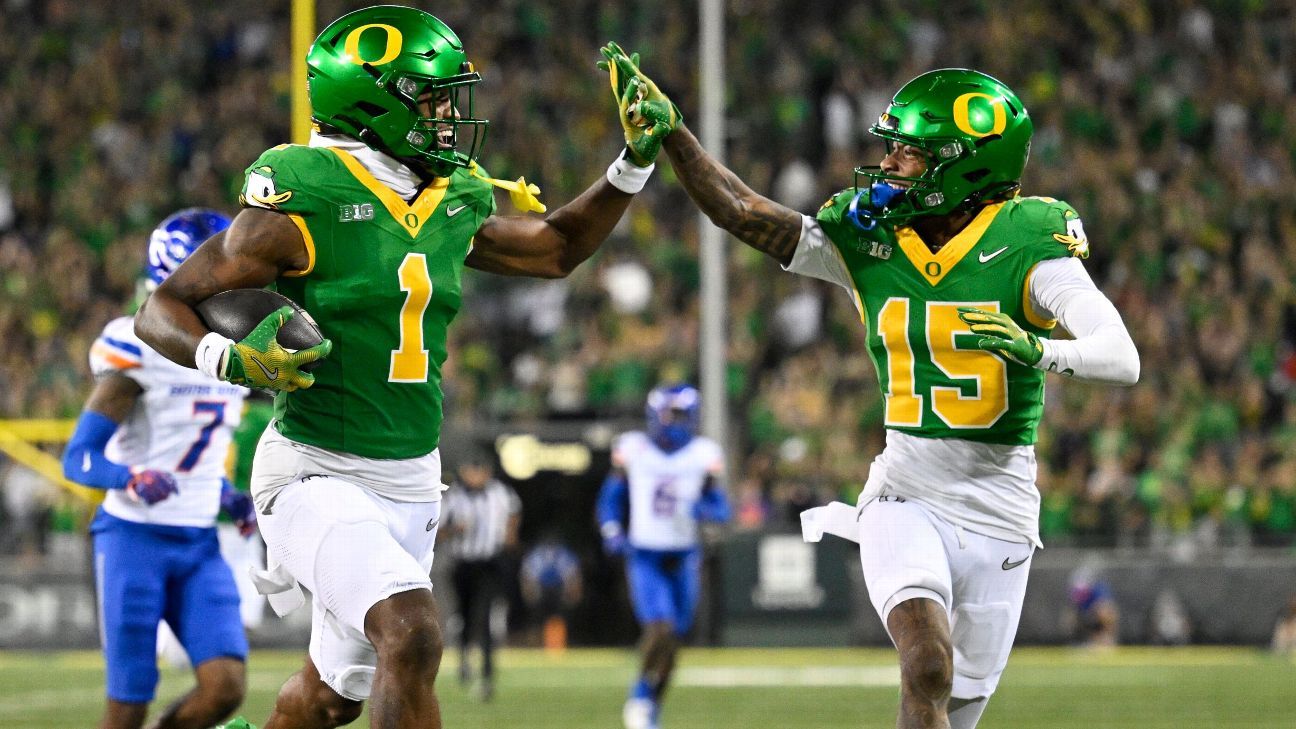 The 20 best games of Week 2: What it means for Oregon, Notre Dame and more