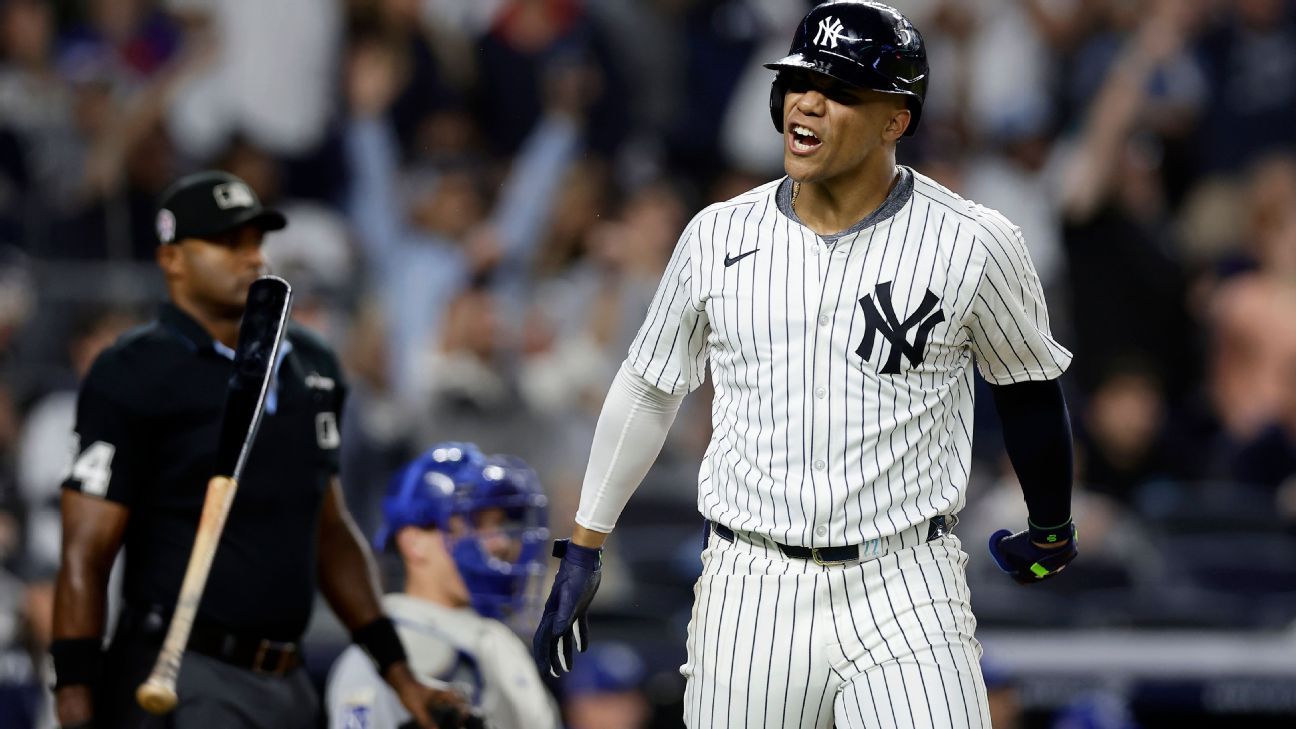 Juan Soto brings his back to the Yankees with a home run after an injury scare