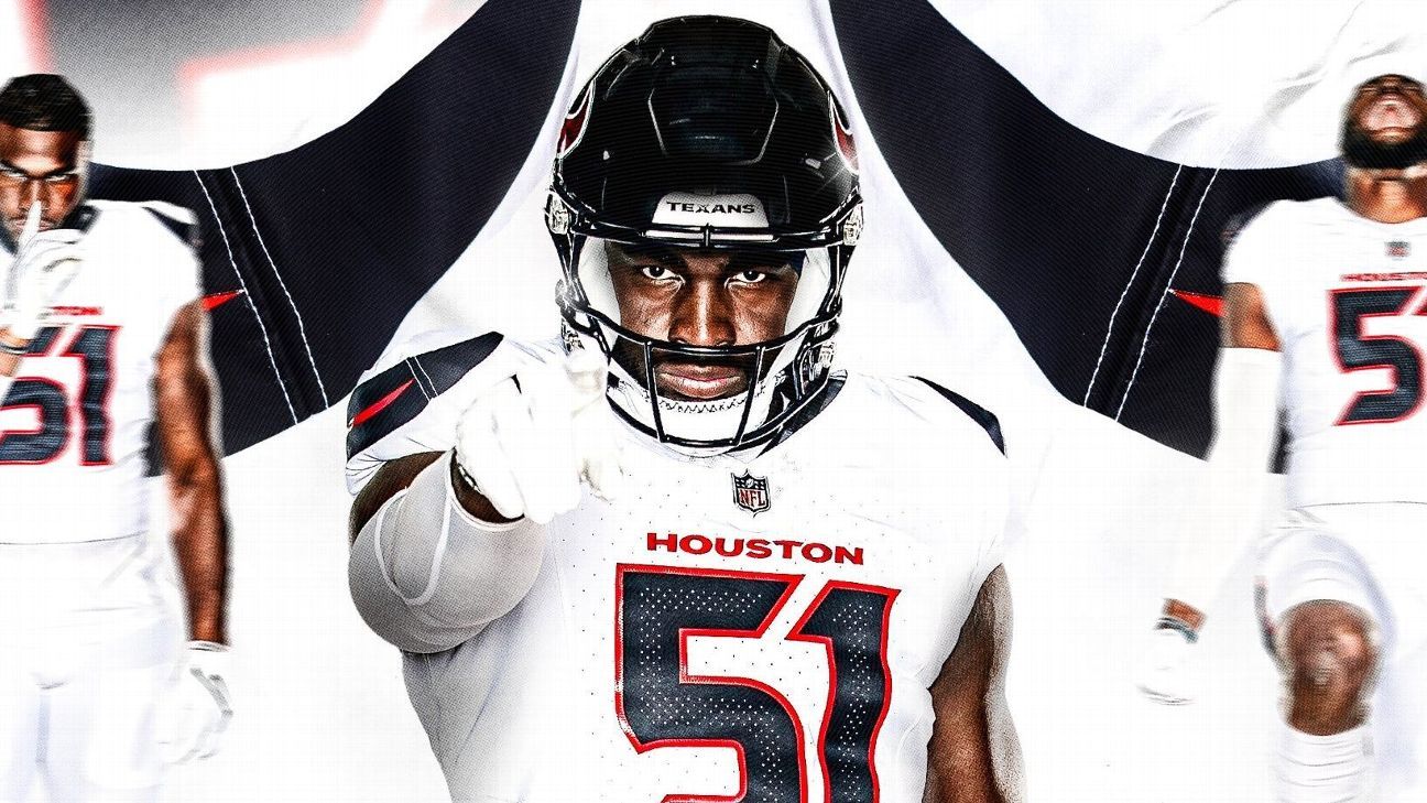 NFL uniforms week 2: Texans all white, Cardinals all red