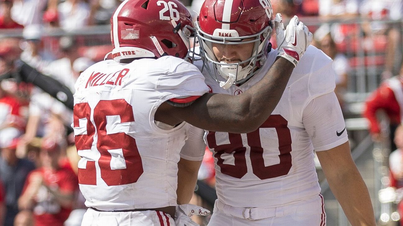 No. 4 Alabama Crimson Tide dominate Wisconsin Badgers