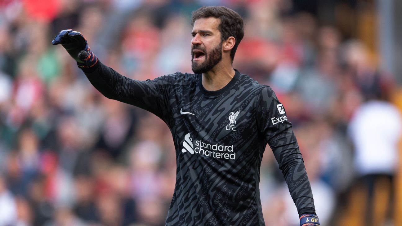 Alisson an injury doubt for Bournemouth clash