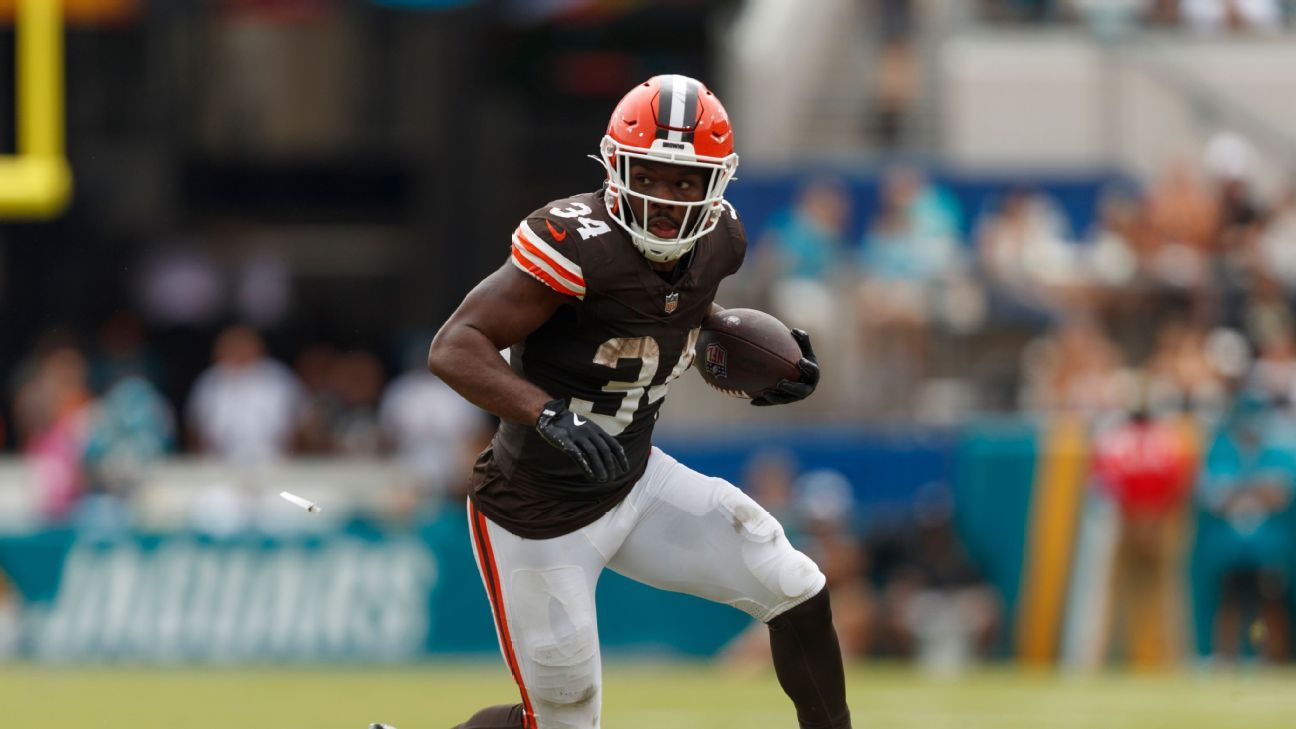 Browns running back Jerome Ford out 2nd straight week ESPN
