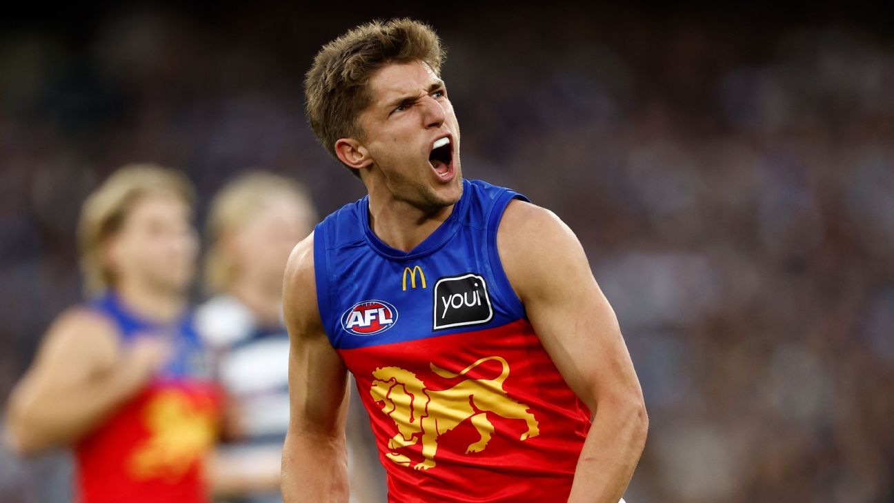 AFL Preliminary Final Lions edge Cats to reach AFL GF, lose ruck to ...