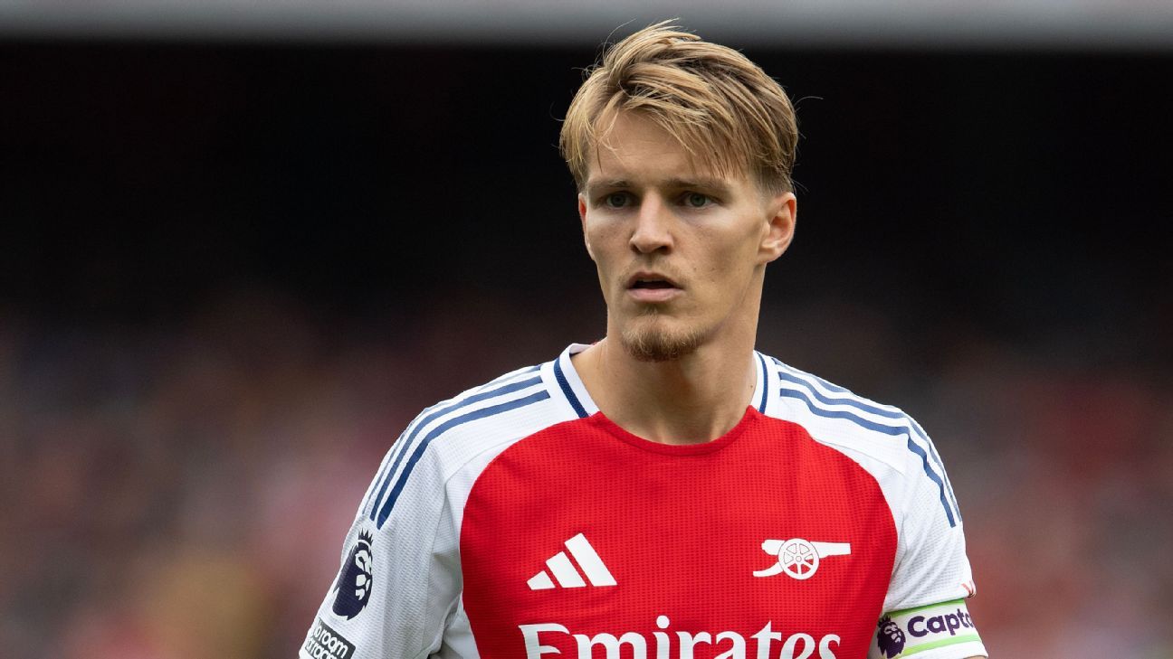 Arteta hopeful of Ødegaard return within 2 weeks