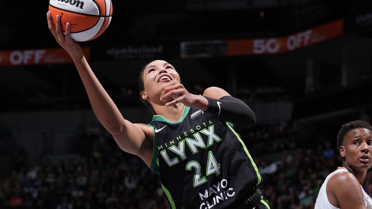 Napheesa Collier scores 42 points and ties record, Lynx sweeps Mercury off the court