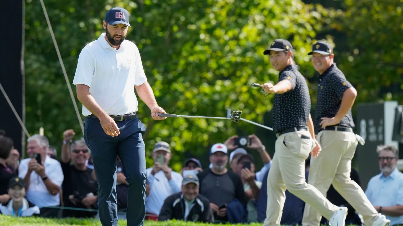 Scottie Scheffler fires back at Tom Kim at the Presidents Cup