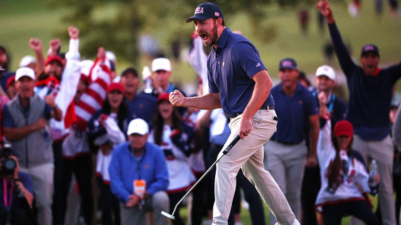 The USA takes an 11-7 lead into the final day of the Presidents Cup