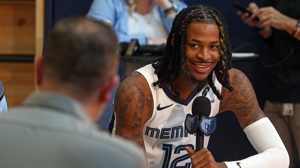 Ja Morant of the Grizzlies is entering the season “happy and healthy.”