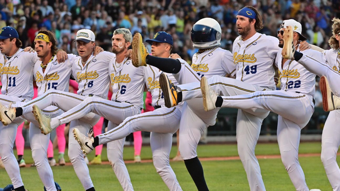 Savannah Bananas visit 25 three football and 18 MLB stadiums