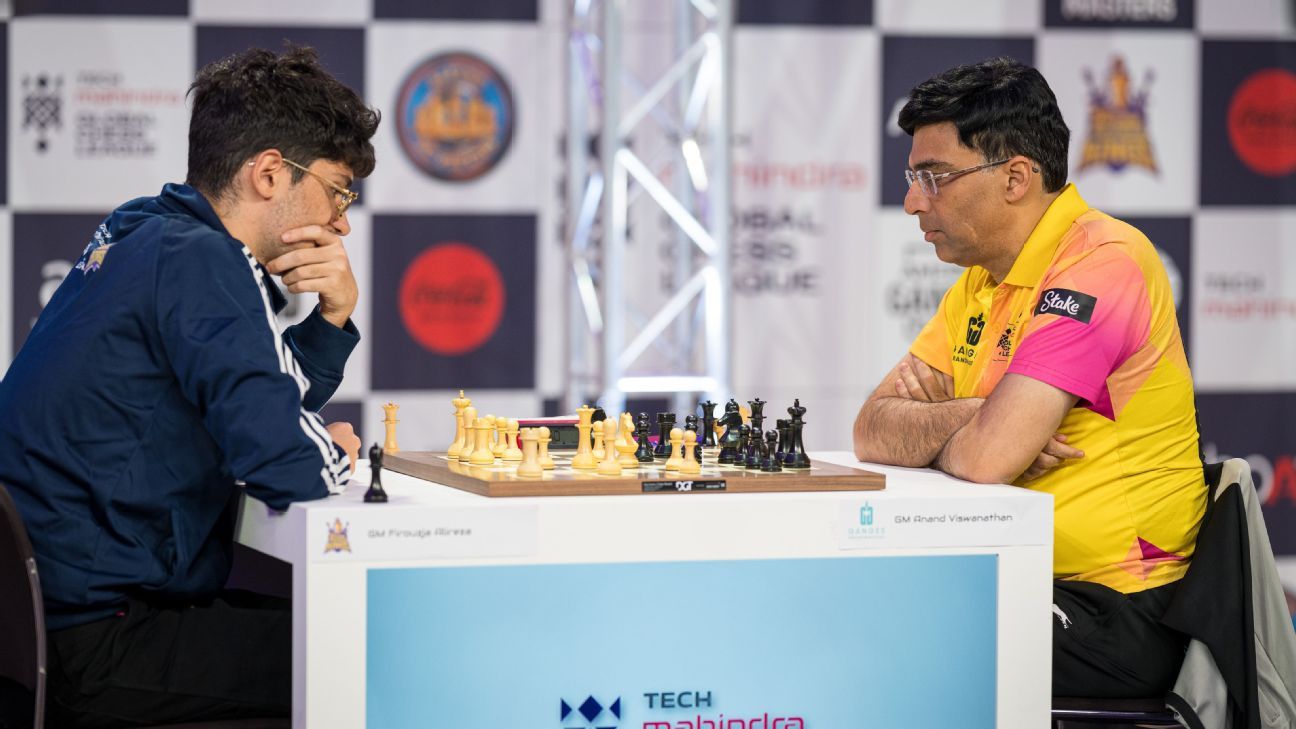 Global Chess League: Alaskan Knights stay unbeaten as Anand's Ganges break losing streak