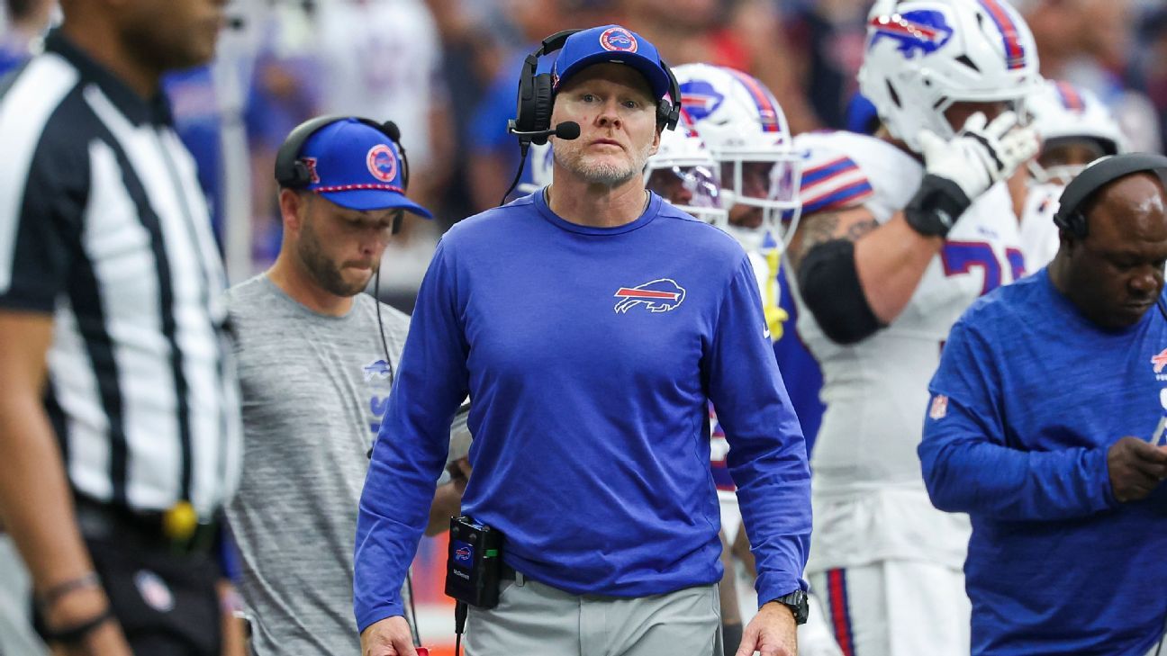 Sean McDermott of the Bills blames himself for the late timing