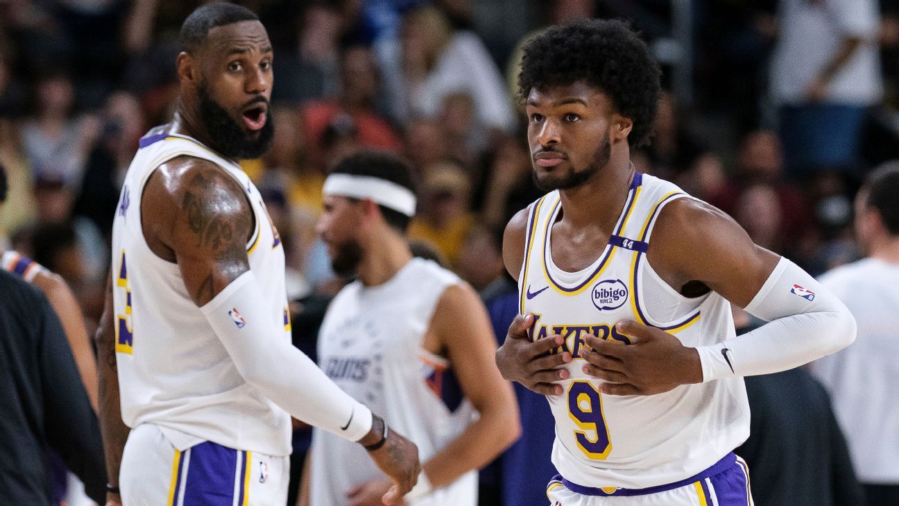 ¡Historia de la NBA! Analizando el primer partido LeBron-Bronny y lo que sigue para los Lakers