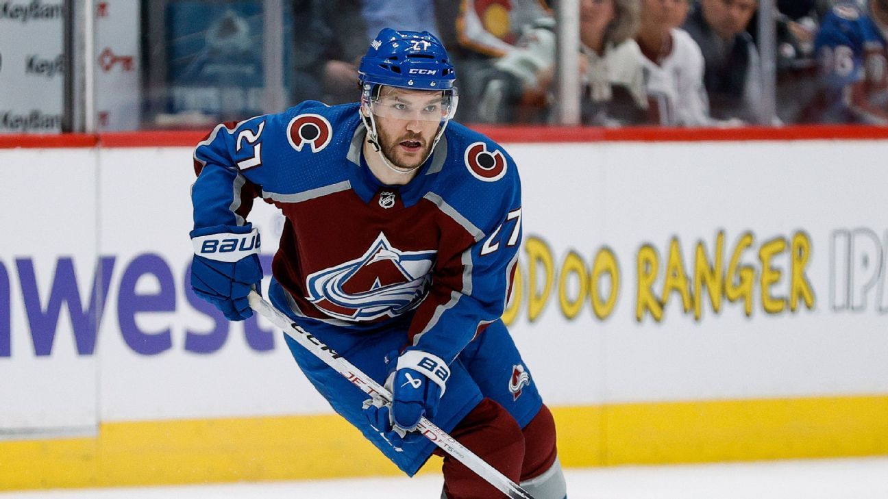 Avs will be without forward Jonathan Drouin for at least two games