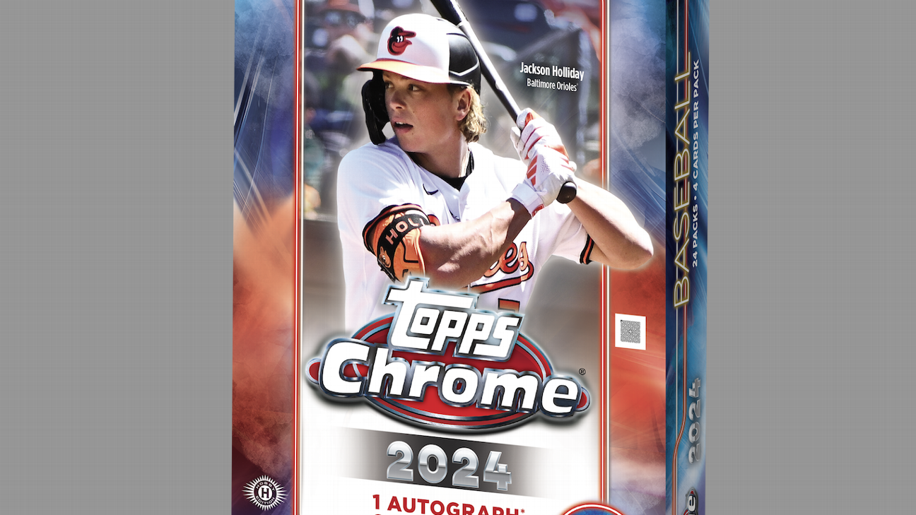 Jackson Holliday named 2024 Topps Chrome Update cover star ESPN