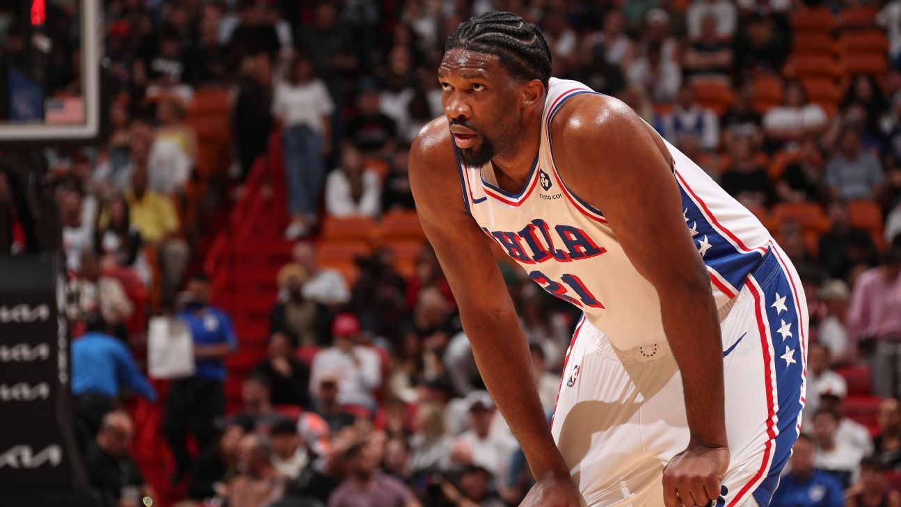 76ers: Embiid, out for the rest of the preseason