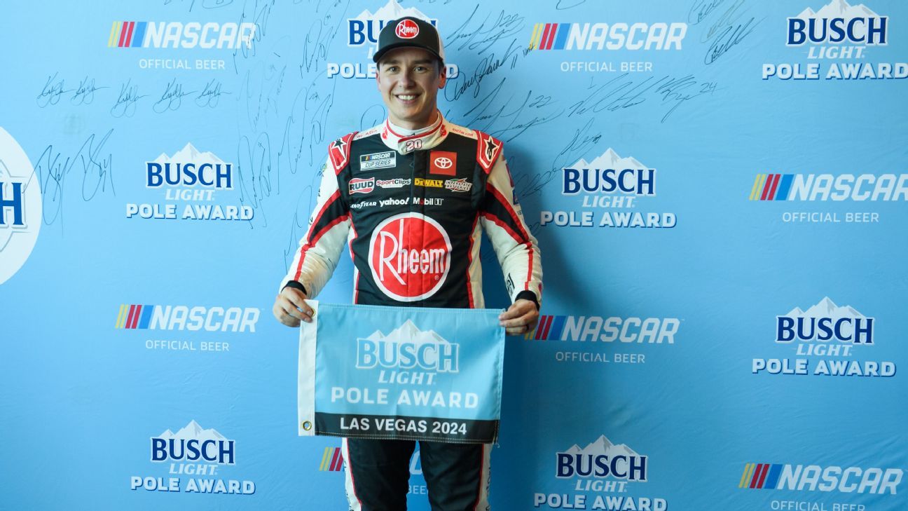 Bell on pole, Blaney to start last for Vegas race