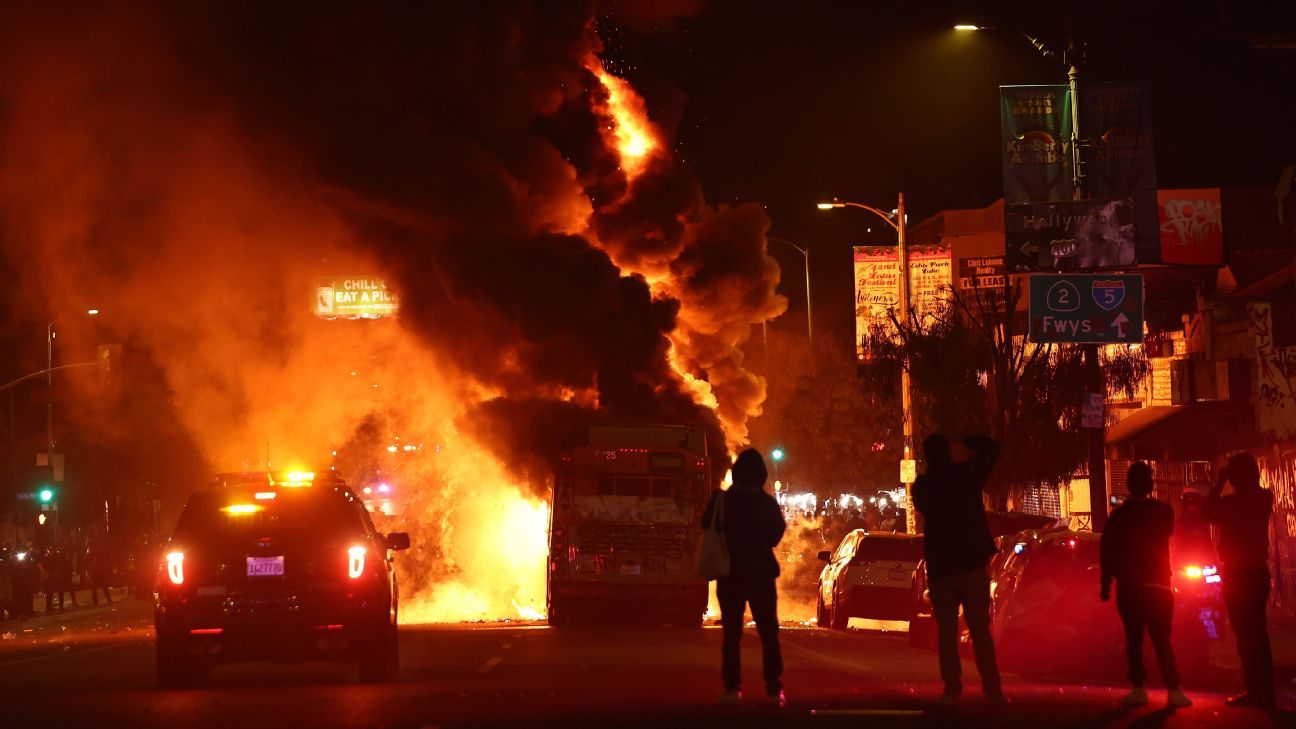 12 arrested in celebrations after Dodgers’ WS win