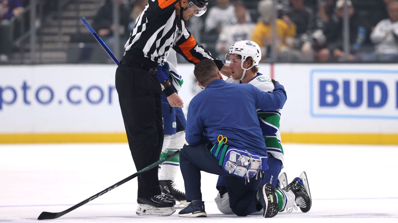 Canucks' Boeser out indefinitely after illegal hit