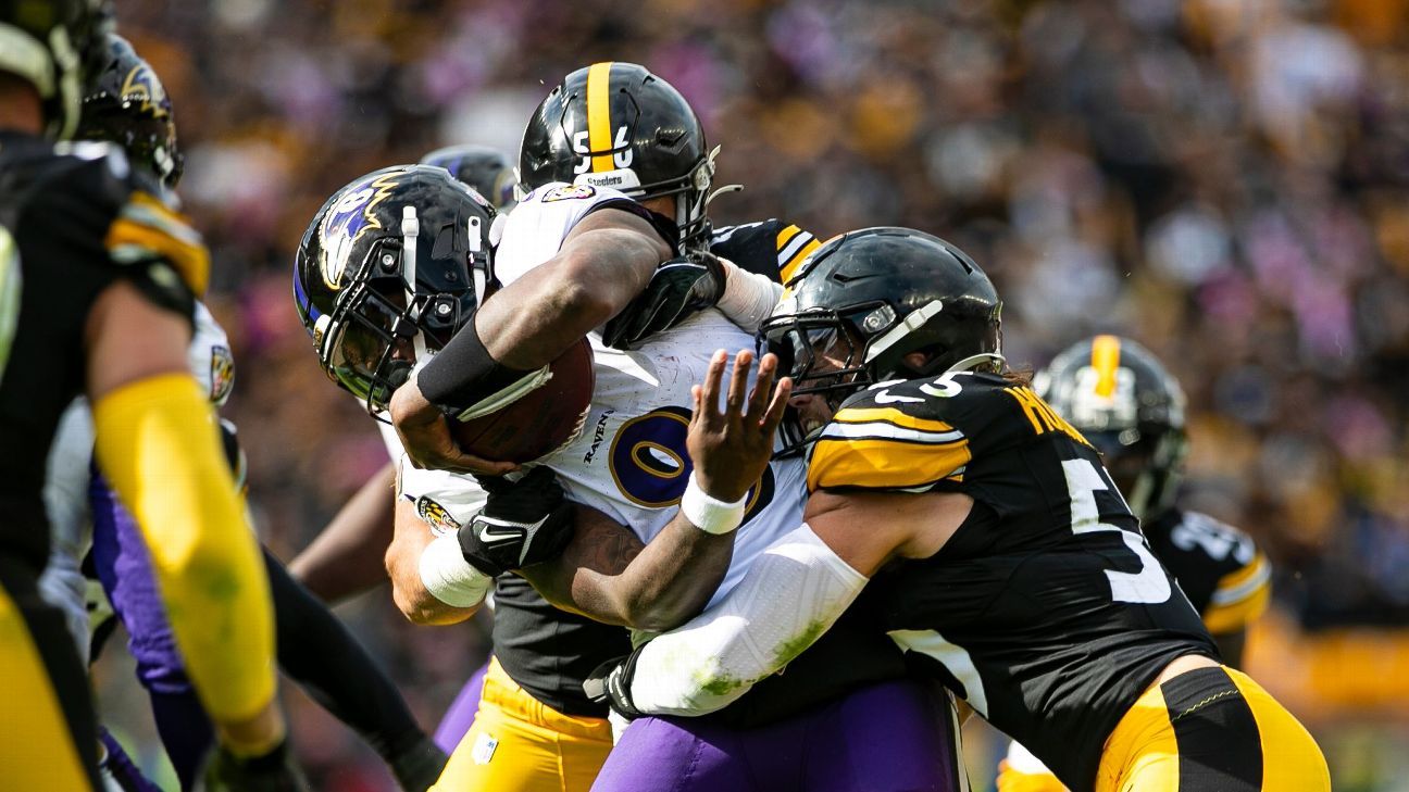 Lamar at a loss to explain woes against Steelers