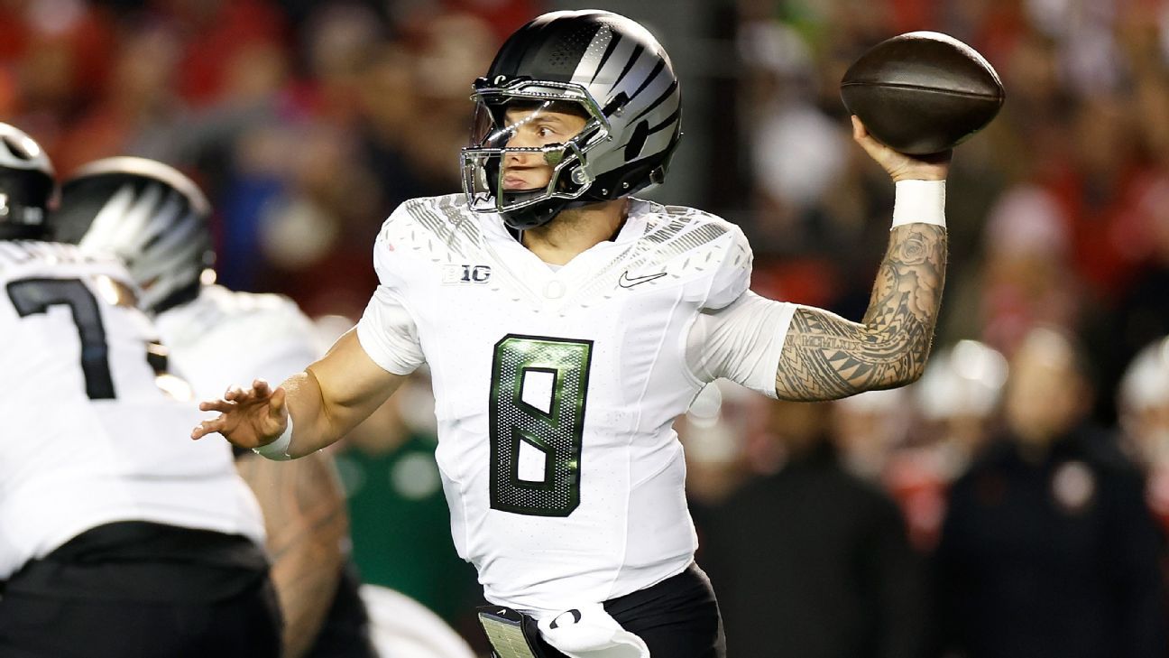 Power Rankings: Oregon remains on top, LSU drops out of top 25 after Week 12