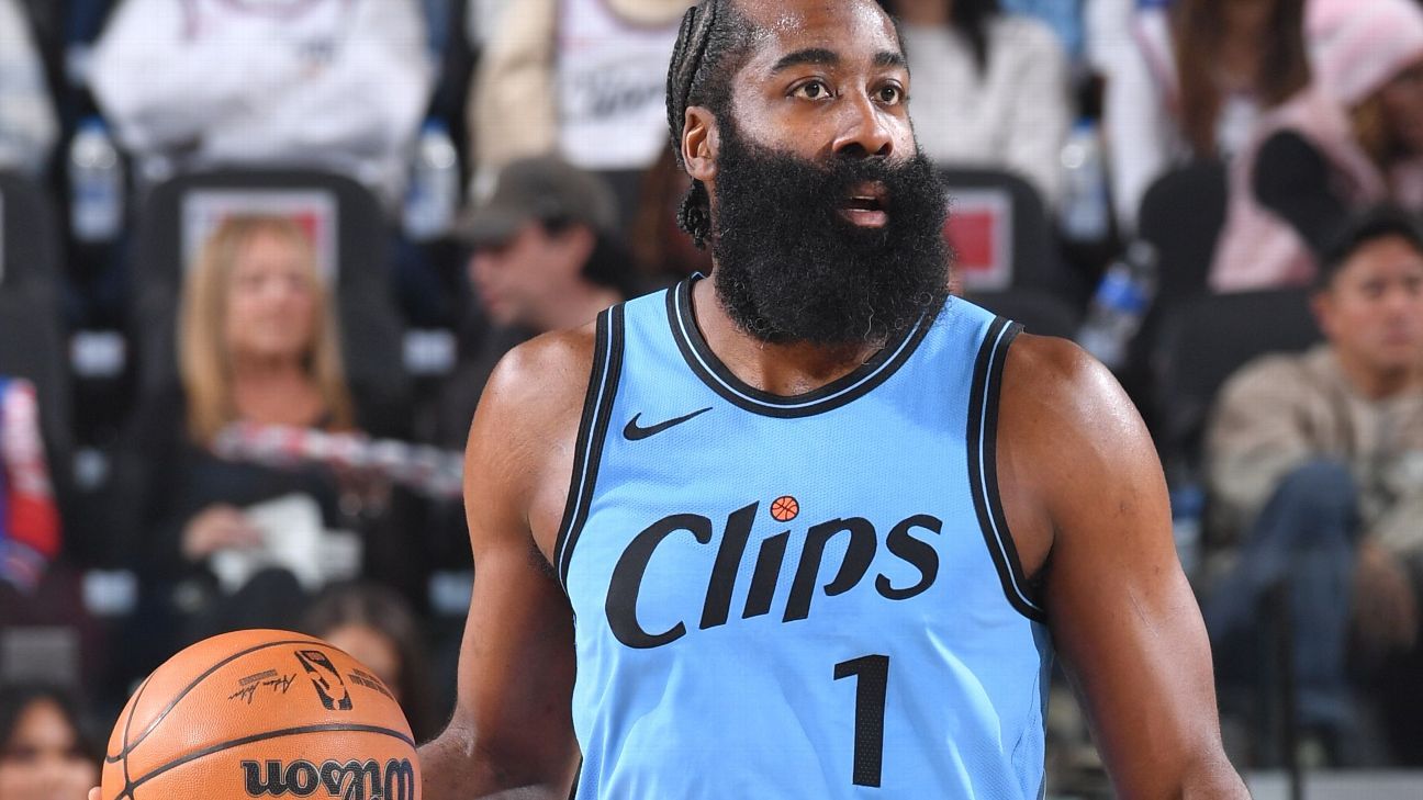 Harden now 2nd on NBA's all-time 3-pointers list