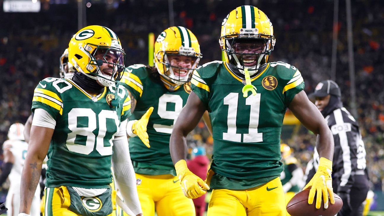 Packers cap Thanksgiving slate with dominant win over Dolphins - ESPN