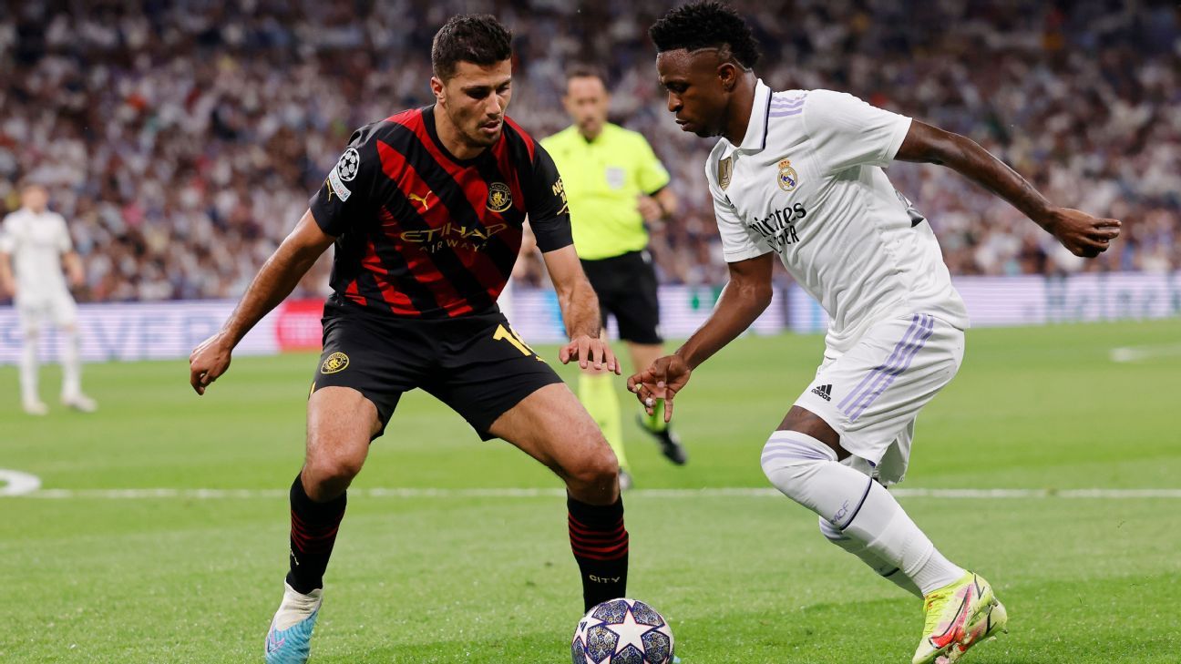 FIFA Best awards: Rodri, Vinícius Jr. lead nominees