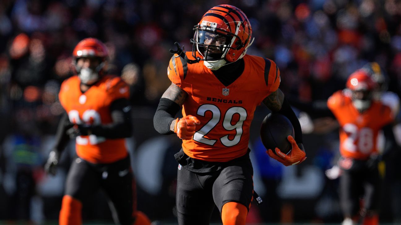 Bengals' Cam Taylor-Britt picks off Russell Wilson, goes 51 yards for TD