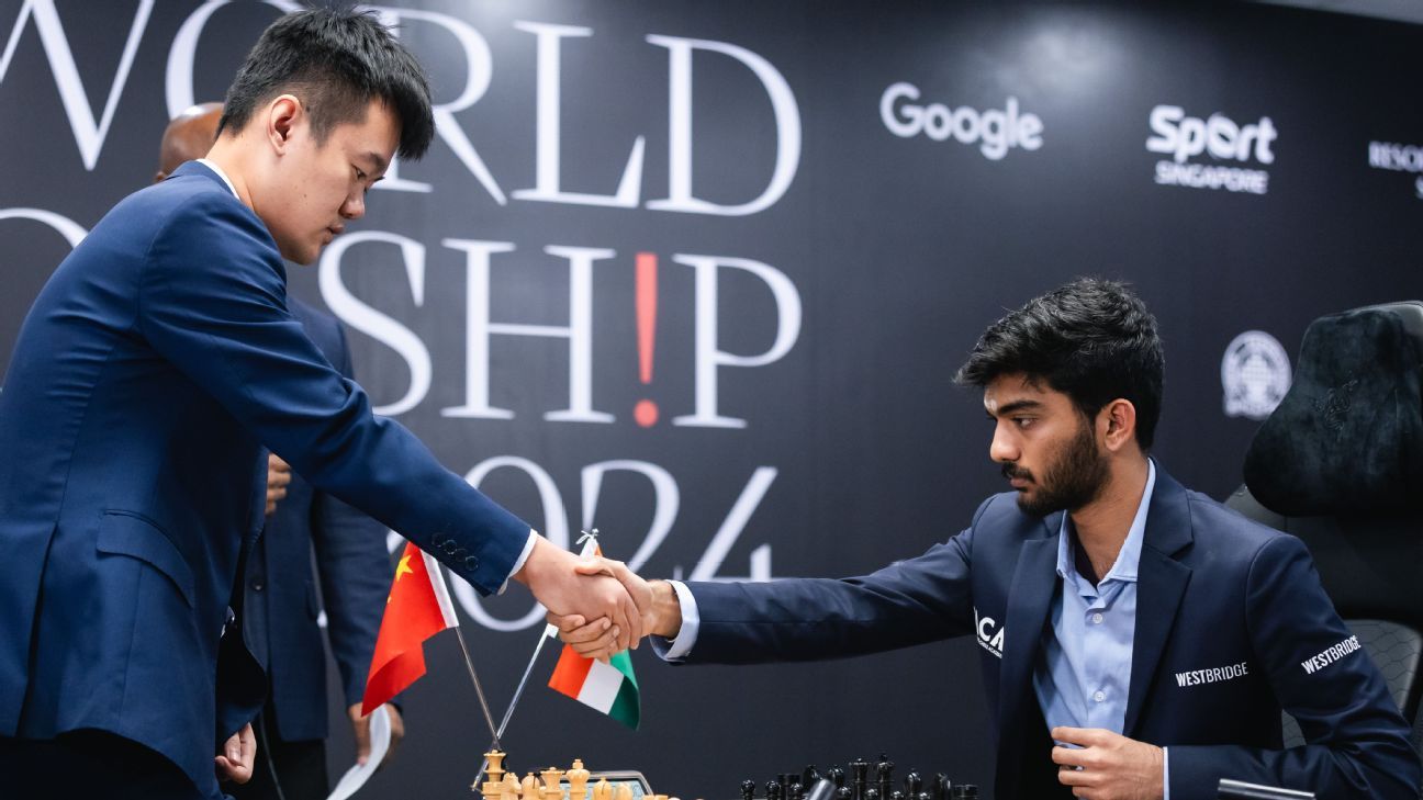 LIVE: Gukesh vs Ding, game 14 of World Championship