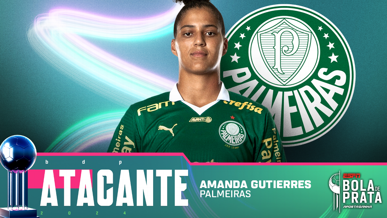 Amanda Gutierres se destaca no Palmeiras e conquista prêmio de artilheira.