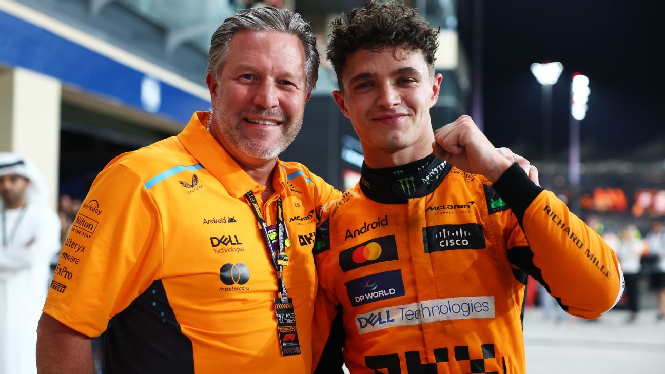 Lando Norris confirma favoritismo, vence em Abu Dhabi e garante título de construtores à McLaren na Fórmula 1