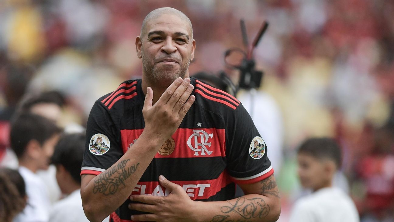 Adriano Imperador dá adeus ao futebol no Maracanã com muita emoção
 #ÚltimasNotícias #Brasil