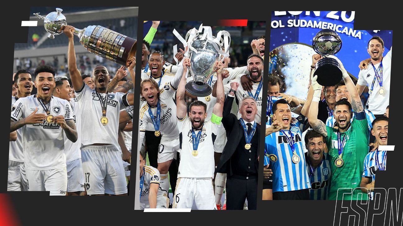 En Europa y Sudamérica: los grandes campeones de 2024 - ESPN