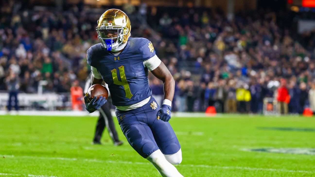 Irish RB Love on track to play vs. confident PSU