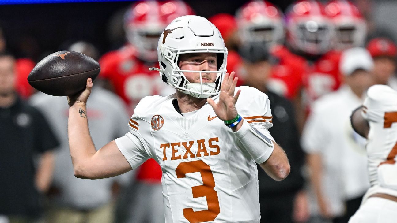 Longhorns' QB Ewers (ankle) feeling 'a lot better'