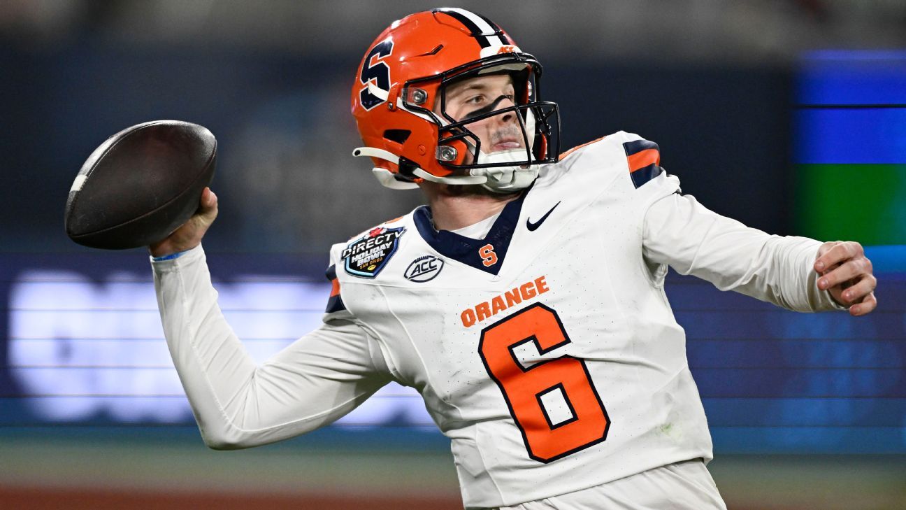 Syracuse's Kyle McCord breaks Deshaun Watson's ACC passing record ESPN