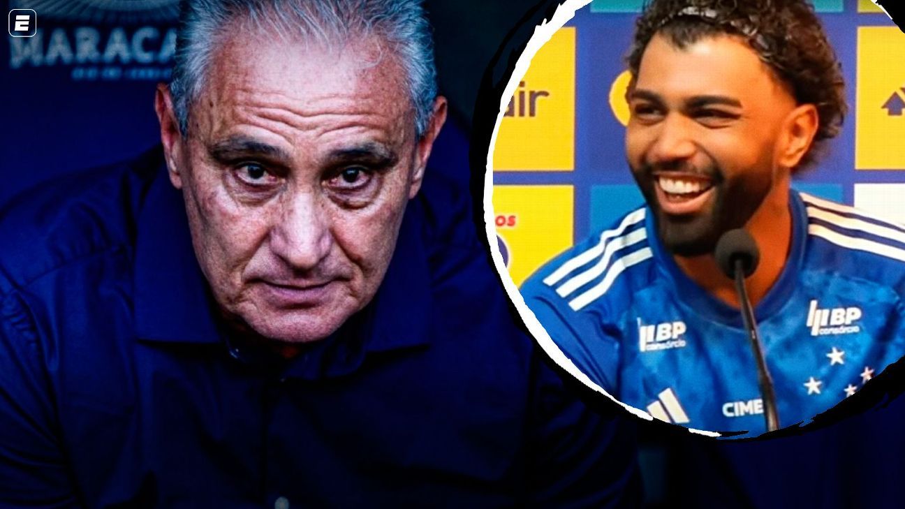 Gabigol ironiza técnico e cutuca Tite durante apresentação no Cruzeiro