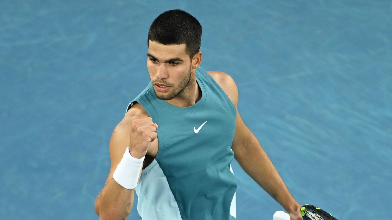 Djokovic, Alcaraz win in 1st round at Aussie Open