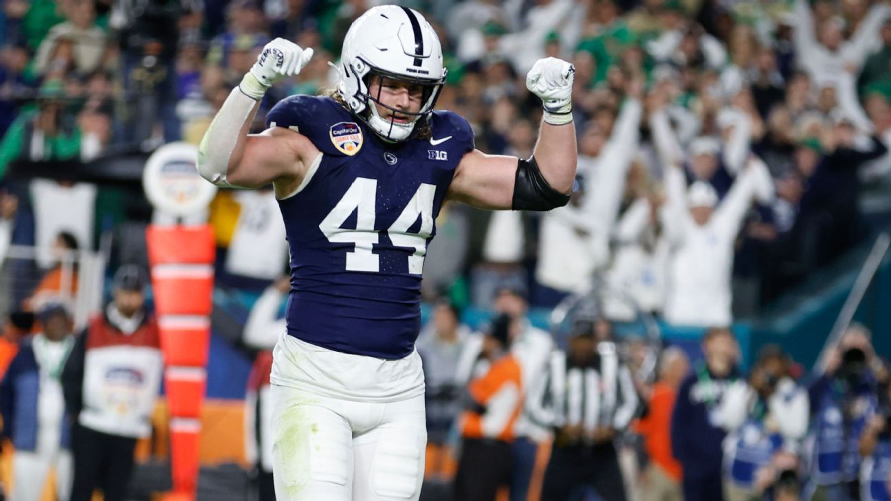 Penn State's Warren, top TE prospect, off to draft