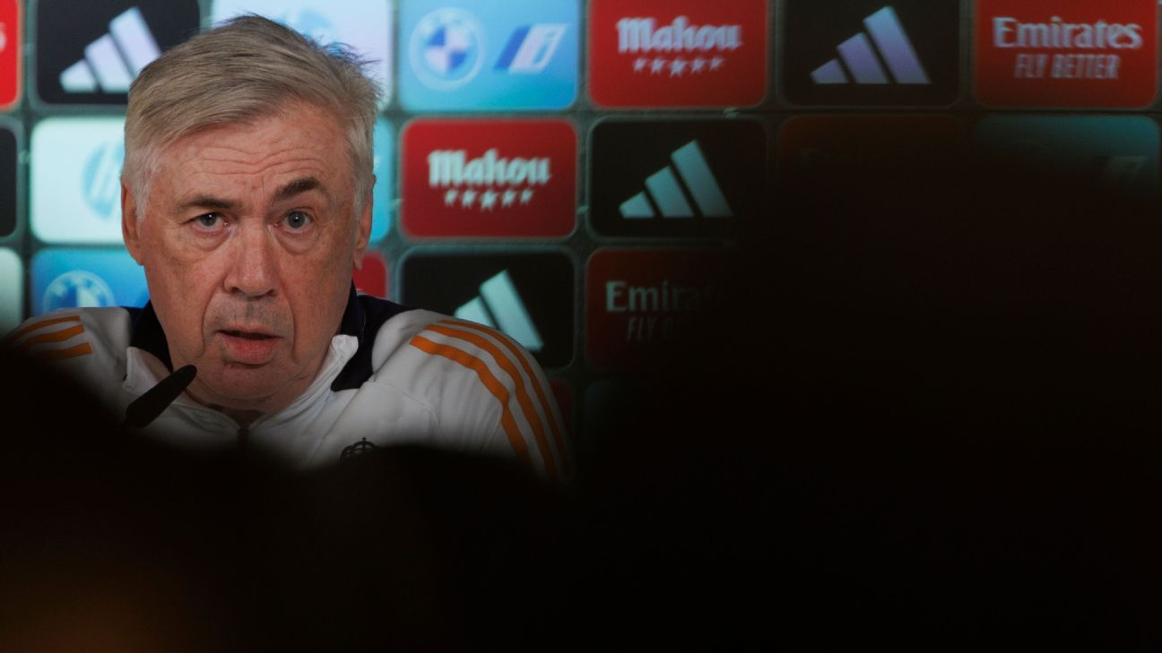 Sob pressão, Ancelotti distribui 'patadas' em coletiva do Real Madrid antes de decisão na Copa do Rei