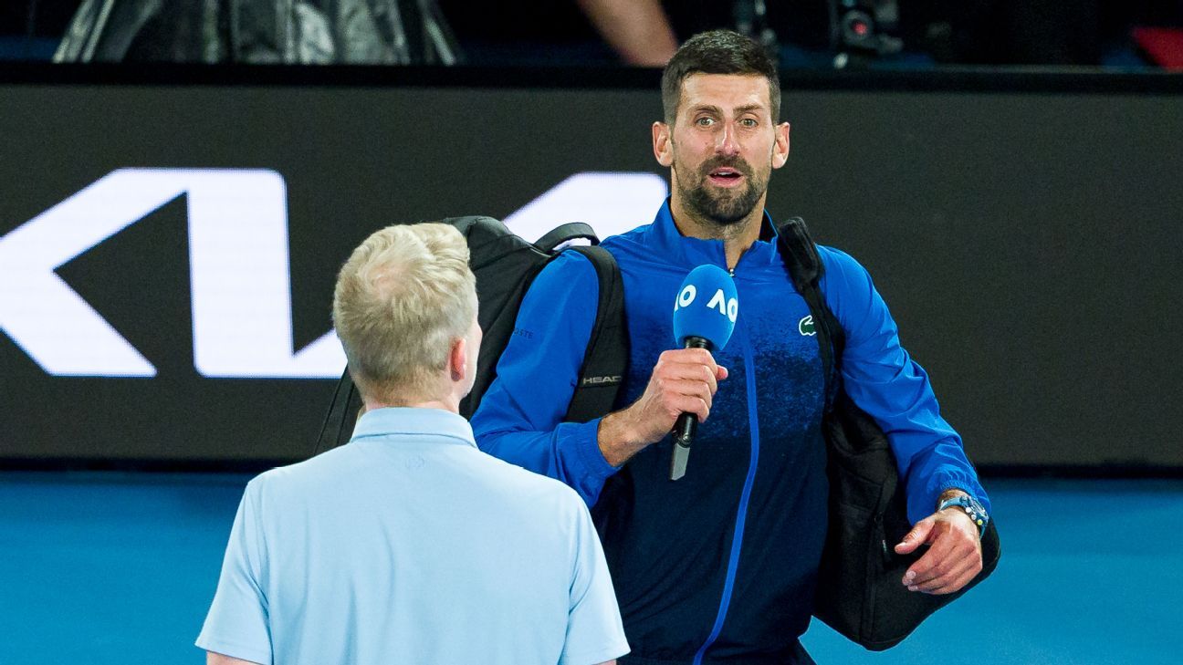 Djokovic explica por que recusou entrevista em atitude que terminou em vaias no Australian Open