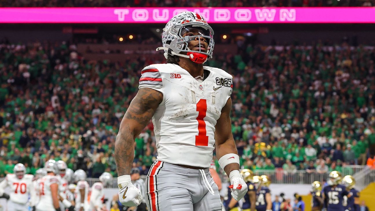 Ohio St. RB Judkins leaving early for NFL draft