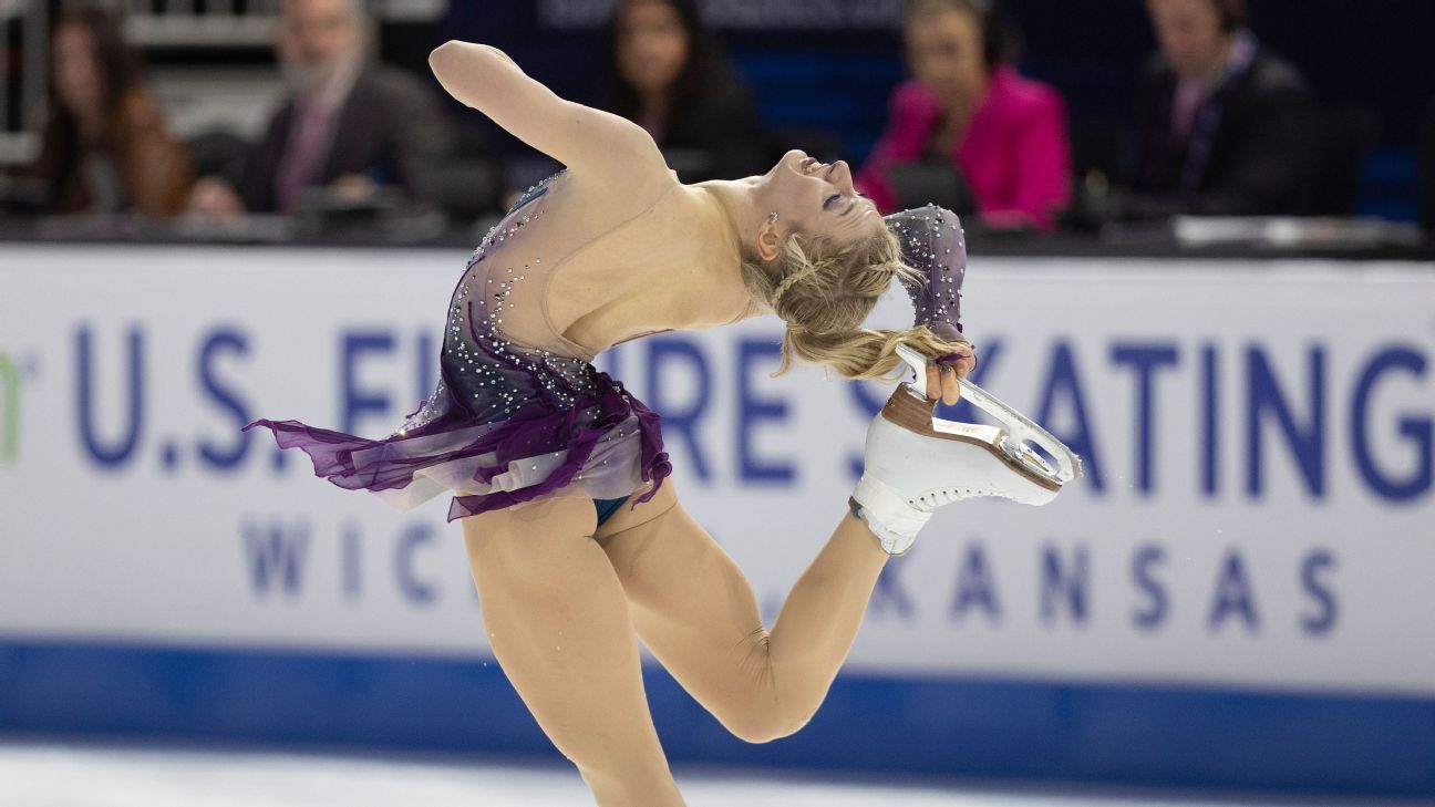 Glenn edges Liu to defend U.S. figure skating title